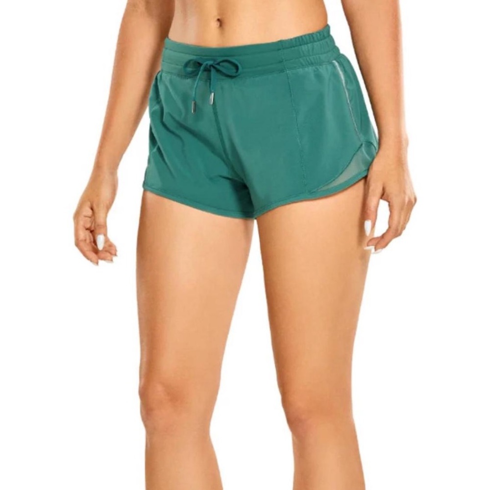CRZ YOGA Green Smoke Shorts💚